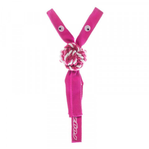 Игрушка для собак ROGZ CowBoyz M канатная розовая - 64/310 мм
