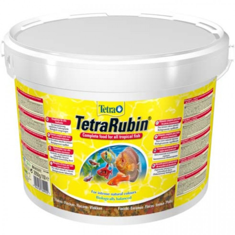 Корм Tetra Rubin для улучшения окраса всех видов рыб в хлопьях - 10 л (ведро) 2.05 кг