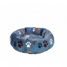 Nobby Lissi лежак для кошек и собак мягкий 50х13 см, темно-серый