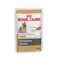 Royal Canin Yorkshire Terrier Adult влажный корм паучи в форме паштета с мясом для собак породы йоркширский терьер старше 10 месяцев - 85 г
