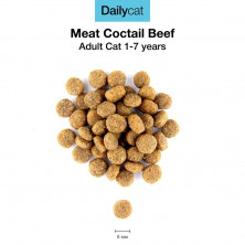 Сухой корм Dailycat Casual Line Meat Cocktail with Beef для кошек мясной коктейль с говядиной 3 кг