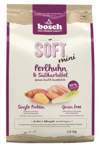 Bosch Soft Mini полувлажный корм для собак с цесаркой и бататом - 2,5 кг