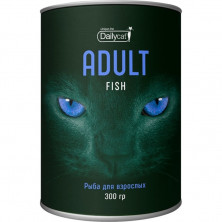 Сухой корм Dailycat Unique line Adult для взрослых кошек с рыбой - 300 г