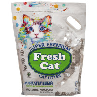 Fresh Cat наполнитель для кошек с ионами серебра кристаллы чистоты - 2 кг. 1 ш