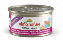 Almo Nature Daily Menu Adult Cat Mousse Tuna & Salmon консервы нежный мусс для взрослых кошек меню с тунцом и лососем - 85 г