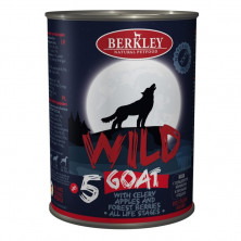 Влажный корм Berkley Adult Dog Wild №5 для взрослых собак с мясом козы, сельдереем, яблоками и лесными ягодами - 400 г