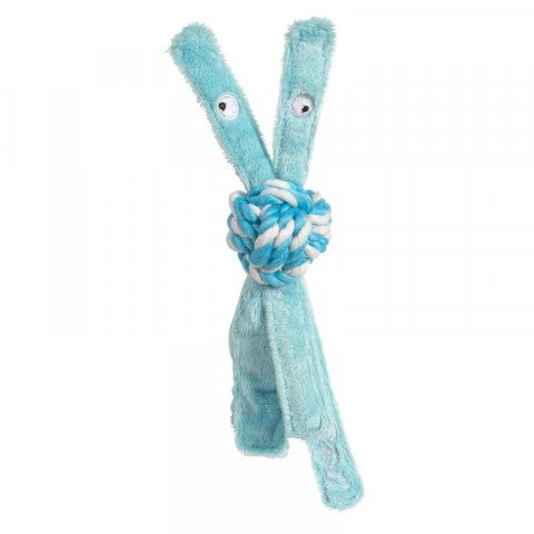 Игрушка для собак ROGZ CowBoyz S канатная голубая - 49/250 мм