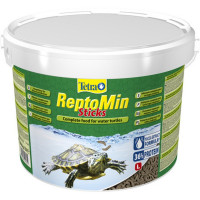 Корм Tetra ReptoMin для водных черепах в виде палочек - 10 л (ведро) 2.8 кг