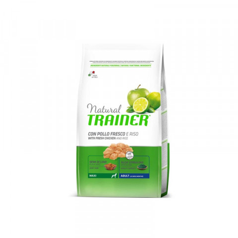 Trainer Natural Adult Maxi Chicken and rice dry сухой корм собак крупных пород с курицей 3 кг