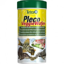 Tetra Pleco Veggie Wafers корм пластинки для донных рыб с добавлением цуккини - 250 мл