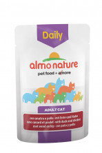 Almo Nature Daily Menu Adult Cat Chicken & Duck паучи для взрослых кошек меню с курицей и уткой - 70 г