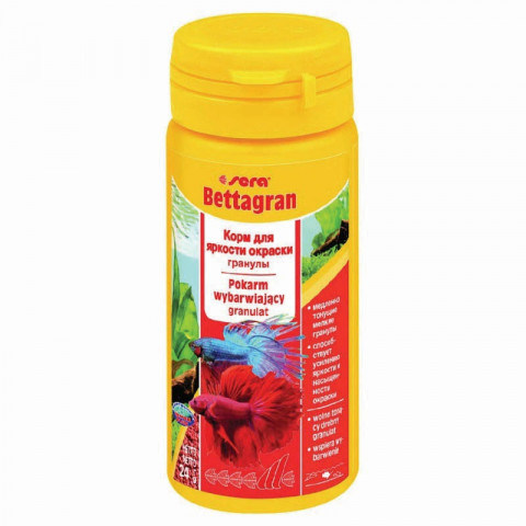 Sera Bettagran Корм для петушков в гранулах - 50 мл