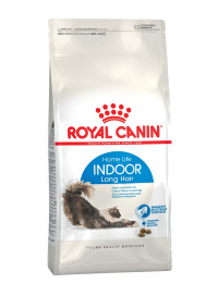 Royal Canin Indoor Long Hair сухой корм для домашних длинношерстных кошек - 400 гр