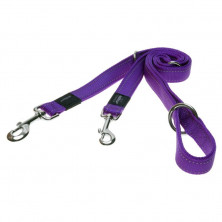 Поводок перестежка для собак ROGZ Utility S-11мм 2 м (Фиолетовый HLM14E)