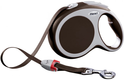 FLEXI рулетка VARIO L (до 60 кг) 5 м лента коричневая