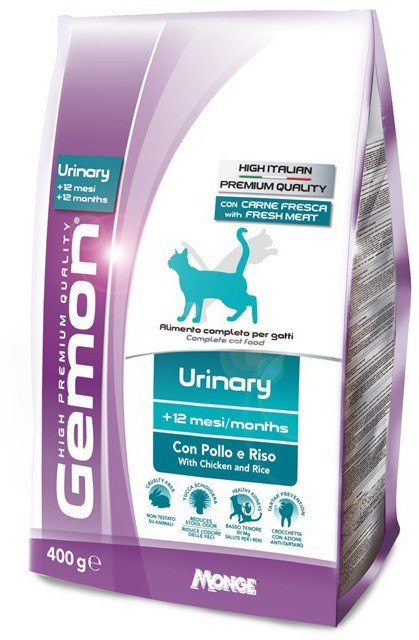 GEMON CAT URINARY корм для профилактики мочекаменной болезни с курицей 400 гр