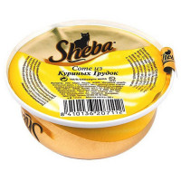 Sheba консервы в форме соте из куриных грудок для взрослых кошек - 80 г