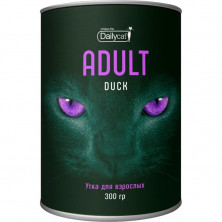 Сухой корм Dailycat Unique line Adult для взрослых кошек с уткой - 300 г