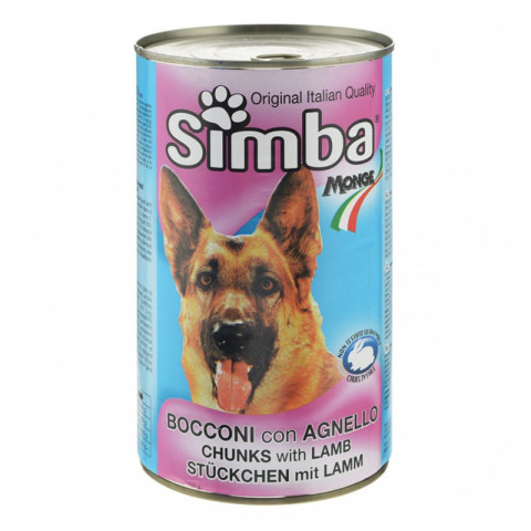 Simba Dog консервы для собак кусочки ягненок 1,2 кг