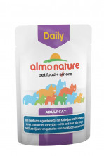 Almo Nature Daily Menu Adult Cat Cod & Shrimps паучи для взрослых кошек меню с треской и креветками - 70 г