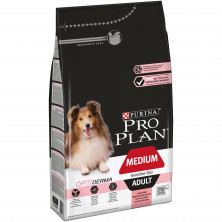 Purina Pro Plan сухой корм для взрослых собак средних пород с чувствительной кожей с лососем и рисом - 1.5 кг