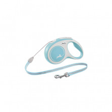 Flexi New Comfort cord S поводок-рулетка для собак, светло-голубая 8 м, до 12 кг