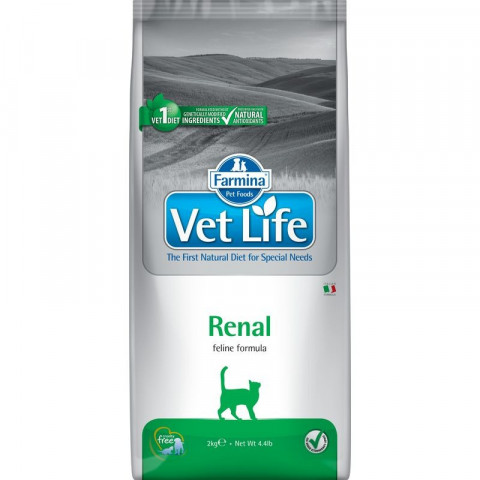 Farmina Vet Life Natural Diet Cat Renal - 2 кг
