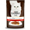 Паучи Gourmet A La Carte для взрослых кошек с говядиной, морковью, томатом и цукини - 85 г
