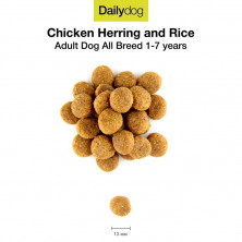 Dailydog Adult All Breed сухой корм для взрослых собак всех пород с курицей, сельдью и рисом 3 кг