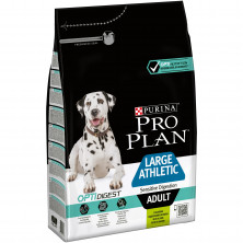 Purina Pro Plan сухой корм для собак крупных пород с атлетическим телосложением с чувствительным пищеварением с ягнёнком - 3 кг