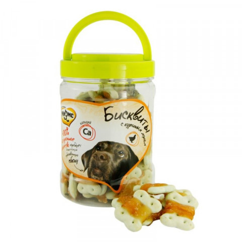 Мнямс лакомство Бисквиты с куриным мясом для собак - 340 г