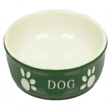 Nobby миска керамическая с надписью "Dog", зеленая - 130 мл