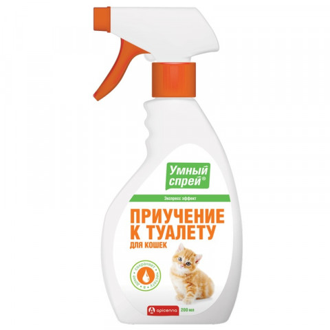 Apicenna Умный Спрей Приучение к туалету для кошек - 200 мл 1 ш