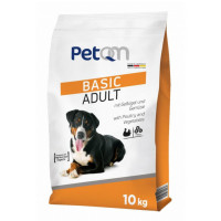 PetQM Dog Basic Adult with Poultry & Vegetables сухой корм для собак с курицей и овощами - 10 кг