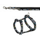 Шлейка с поводком Trixie для собак 2,00 м/13 мм нейлоновая черная 1 ш