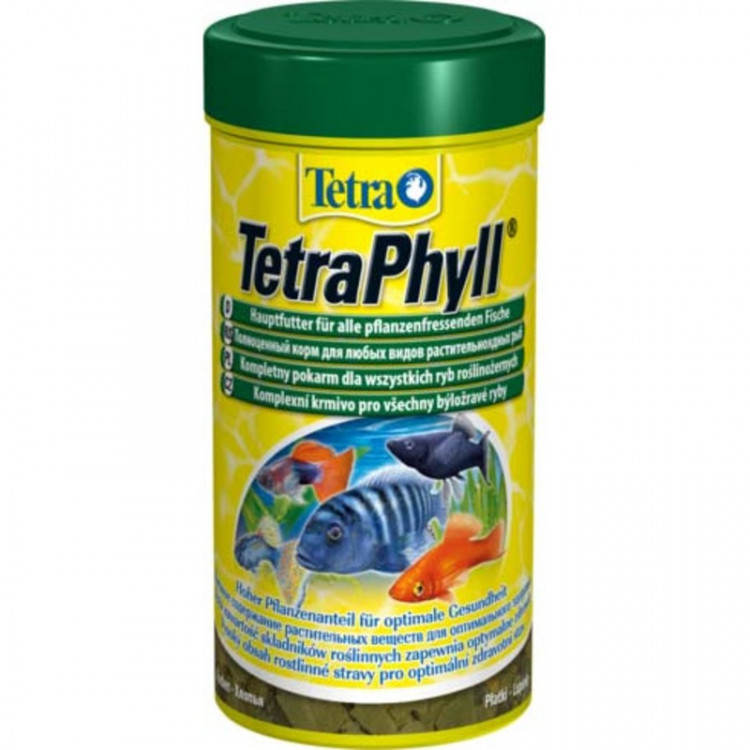 Корм Tetra Phyll для всех видов рыб растительные хлопья - 250 мл 52 г