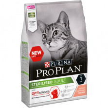 Pro Plan Cat Adult Sterilised OPTI-SENSES сухой корм для стерилизованных кошек с лососем - 3 кг