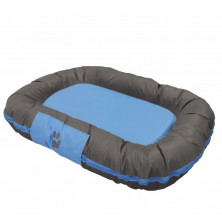 Nobby Reno лежак для кошек и собак мягкий 92х68х11 см, серый, голубой