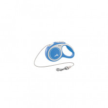 Flexi New Comfort cord XS поводок-рулетка для собак, голубая 3 м, до 8 кг