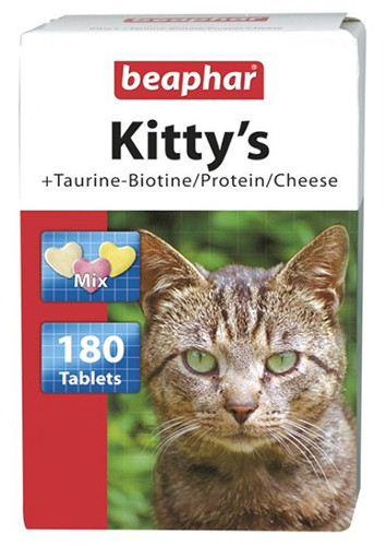 Beaphar Kitty's Mix Витаминная смесь для кошек 180 таблеток