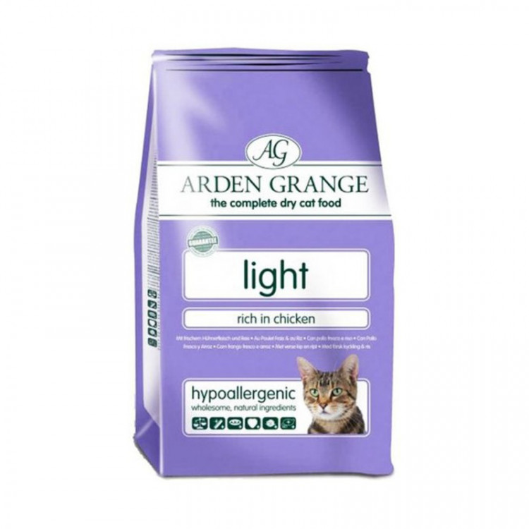 Arden Grange Adult Cat Light сухой беззерновой диетический корм для взрослых кошек с курицей и рисом - 4 кг
