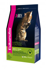Eukanuba Cat Hairball сухой корм для кошек для вывода шерсти из желудка с домашней птицей - 400 гр
