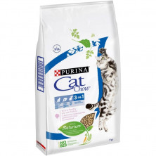 Сухой корм Purina Cat Chow Feline 3 in 1 для кошек с формулой тройного действия с домашней птицей - 7 кг