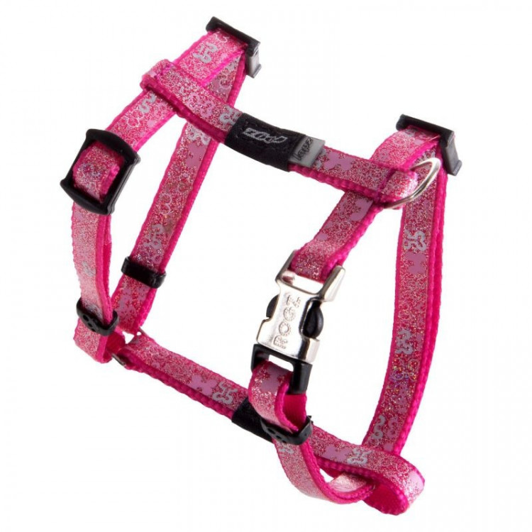 Шлейка для собак ROGZ Trendy XS-8мм (Розовый)