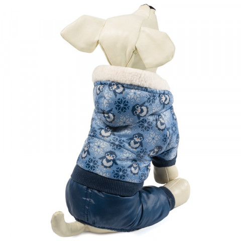 Triol комбинезон для собак зимний "Пингвины" S, 25 см