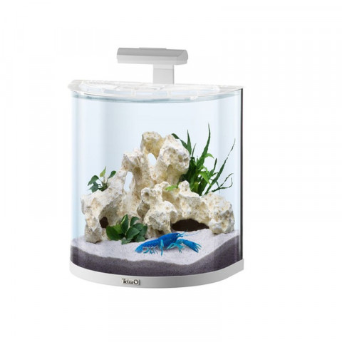 Tetra AquaArt Explorer Line LED Cray аквариум дуговой для раков, белый 30 л