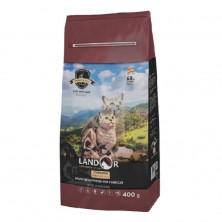 Landor Sterilized & Light сухой корм для кошек с избыточным весом и стерилизованных, с кроликом и рисом - 400 г
