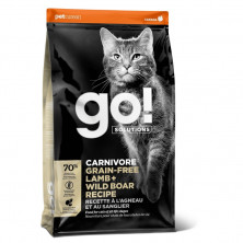 Сухой беззерновой корм GO! Carnivore GF Lamb + Wild Boar для котят и кошек с ягненком и мясом дикого кабана 7.26 кг