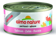 Almo Nature Legend Adult Cat Salmon консервированный корм с цельными кусочками лосося в бульоне для взрослых кошек - 70 г