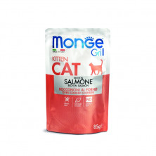 Влажный корм Monge Cat Grill для котят с норвежским лососем - 85г